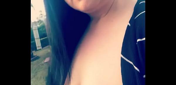  Becky Shows Her Big, Natural Tits Off To The Neighbours